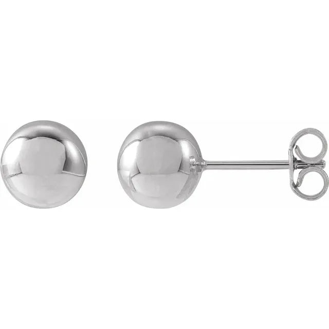 14K Ball Stud Earrings