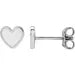 Enamel Heart Earrings