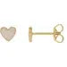 Enamel Heart Earrings