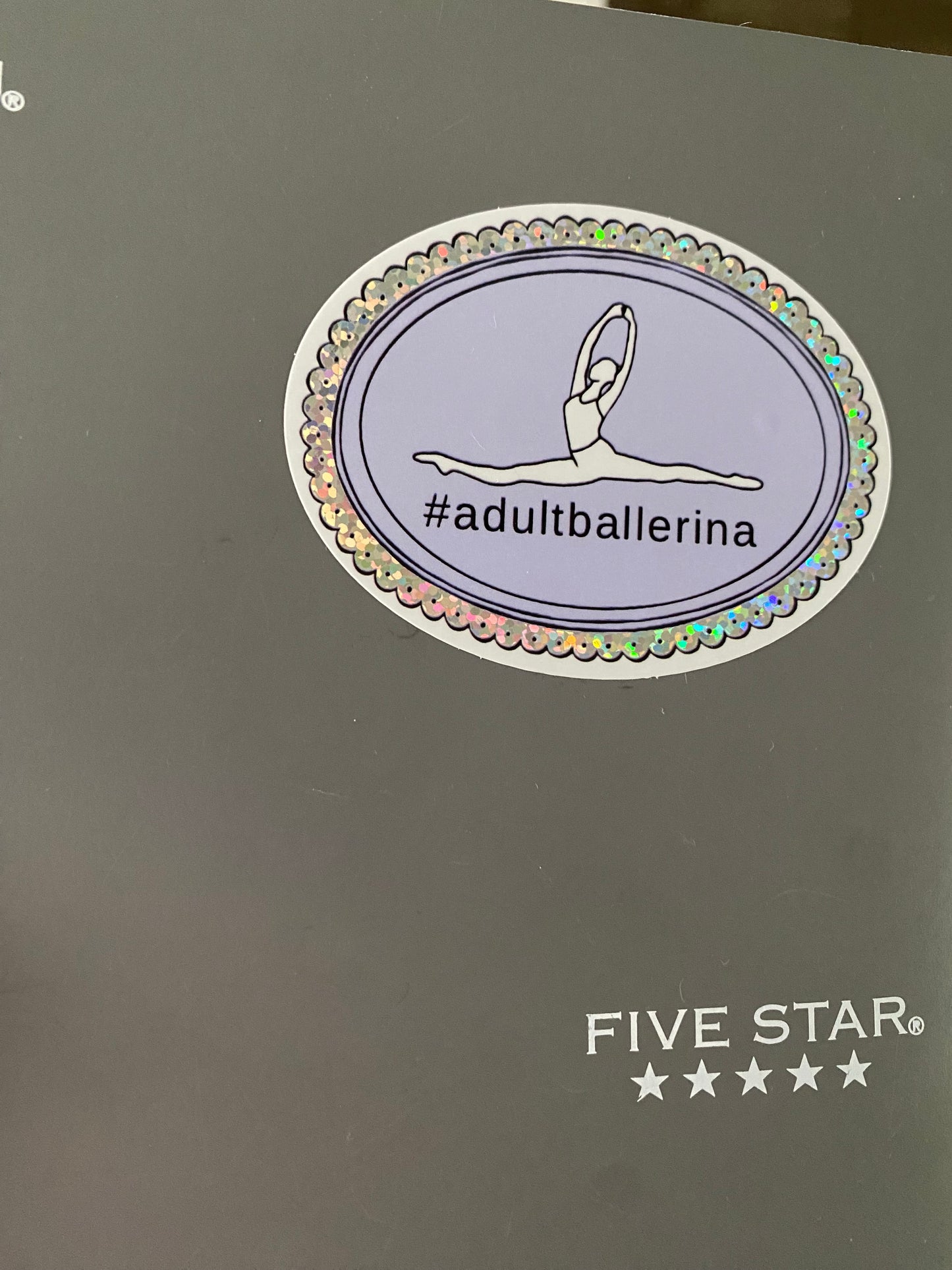 Adult Ballerina Sticker, 3" x 2.3"
