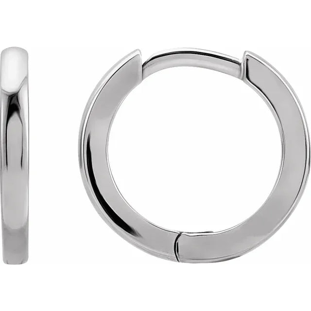 Hinged 12.5 mm Hoop Earrings