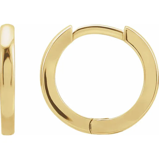 Hinged 12.5 mm Hoop Earrings