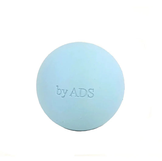 Light blue massage ball with 'by ADS' text on a white background