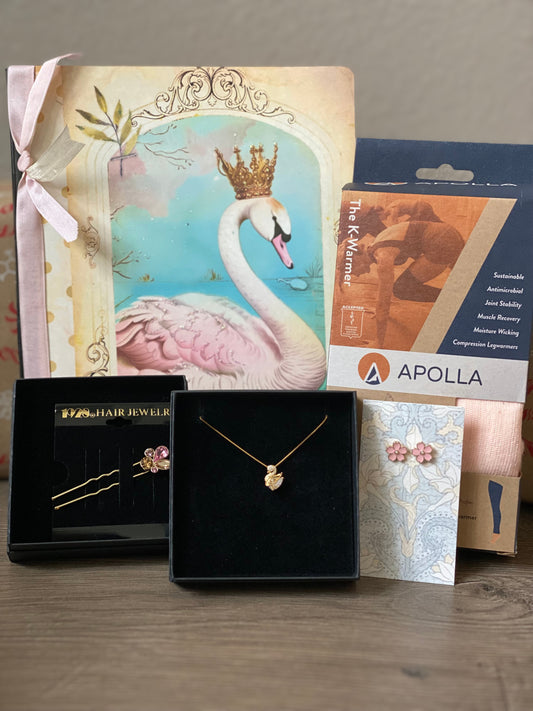 Pink Swan: A Pink & Gold Sparkly Gift Set